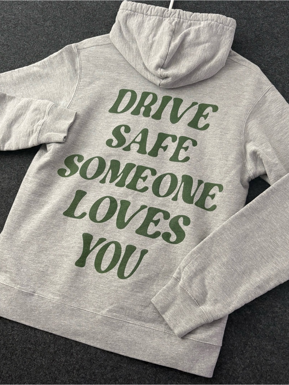 Drive Safe Women’s M Grey Hoodie Lonely Ghost Hoodie EUC Oversized Streetwear